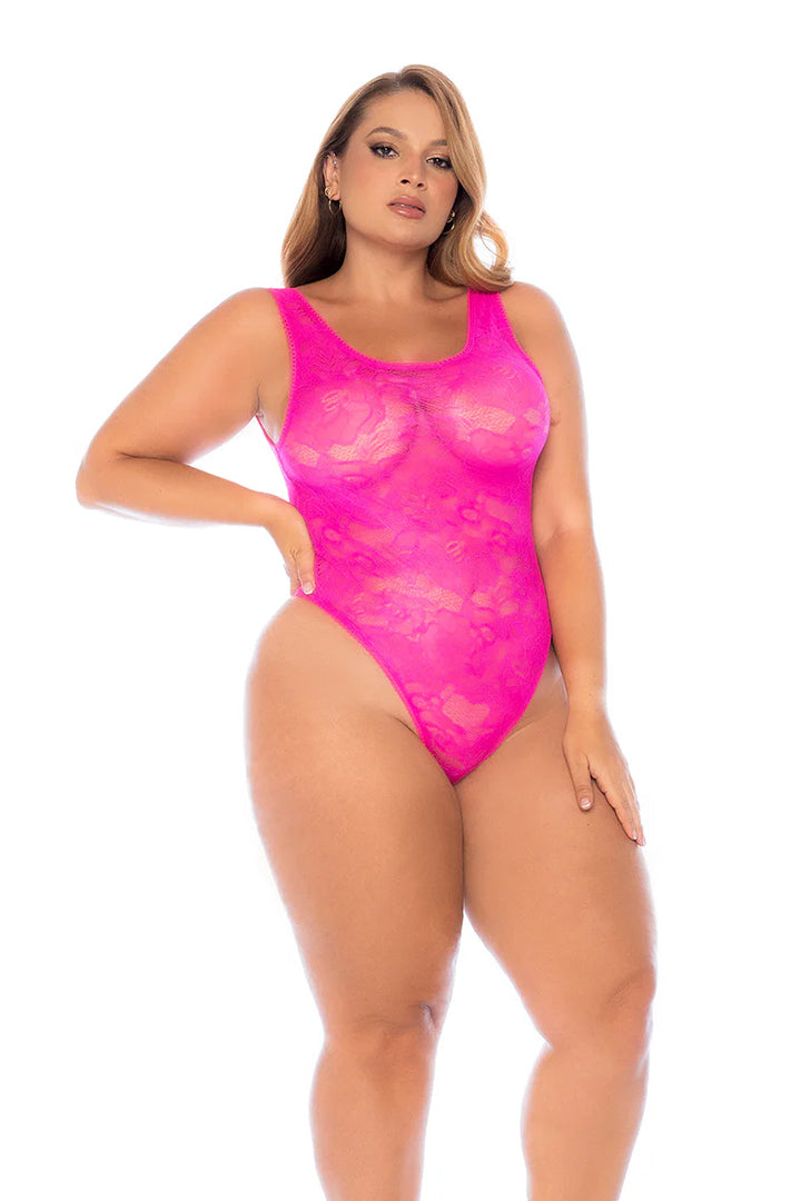 Plus Size Flirt and Flow All Lace Bodysuit – just damn sexy