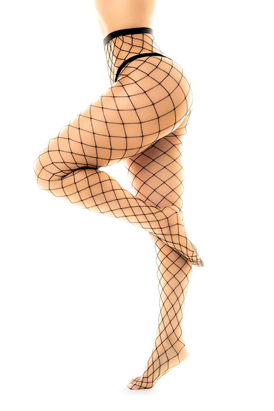 Aurora Diamond Fence Net Pantyhose