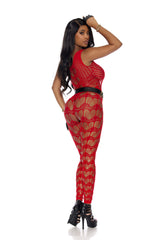 Footless Open Crotch Bodystocking