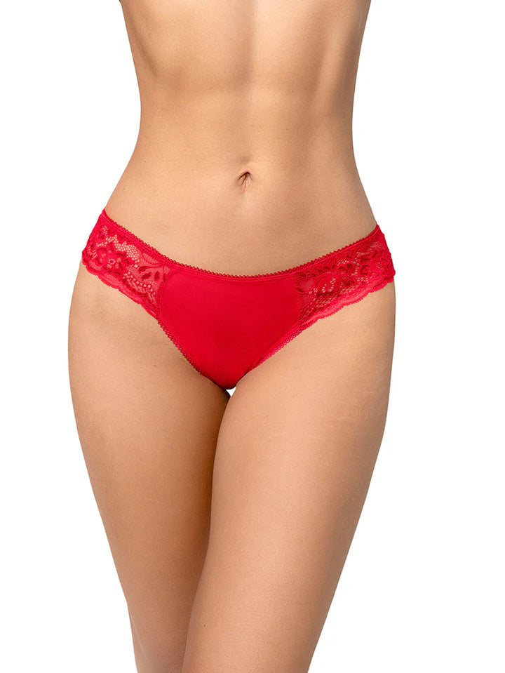 Open Back Panty with Playful Bow Accent