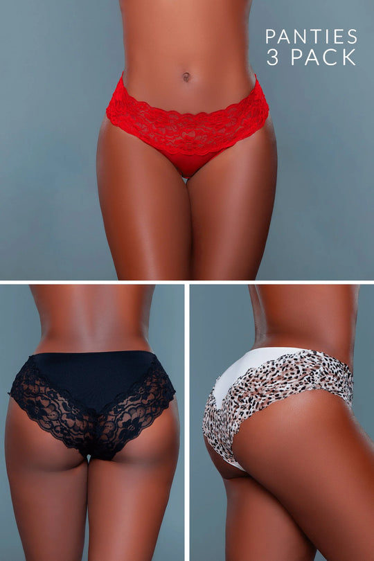 22103PK Arlo Bikini Panty 3 Pack