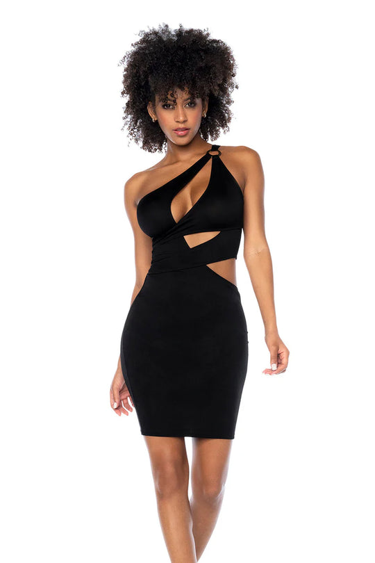 Club Vibes Asymmetyrical Dress