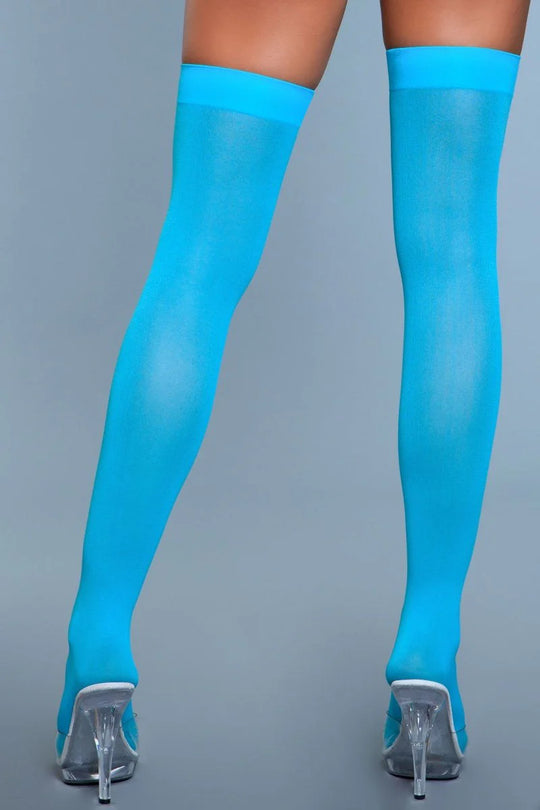 1932 Opaque Nylon Thigh Highs