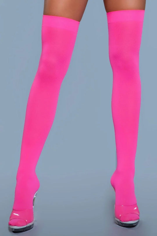 1932 Opaque Nylon Thigh Highs