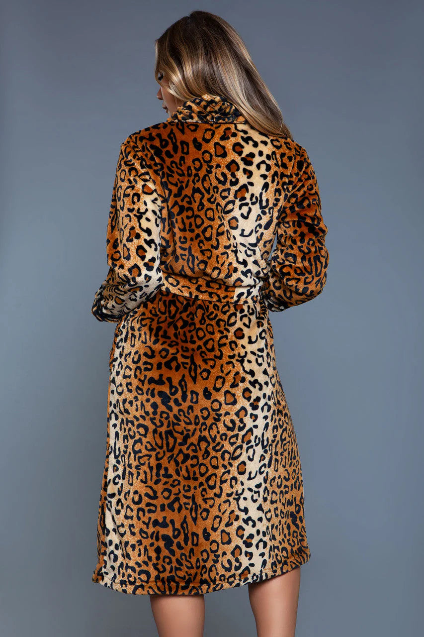 2071 Leopard Robe