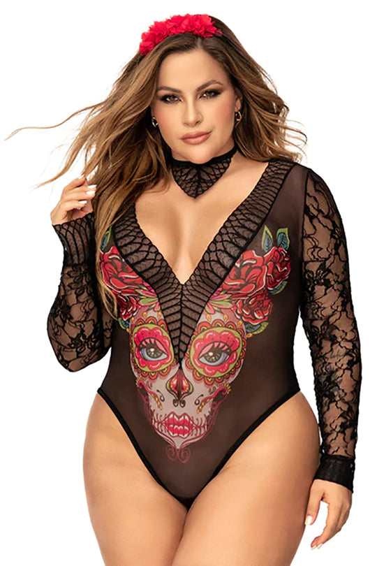 Plus Size Sexy Catrina Costume