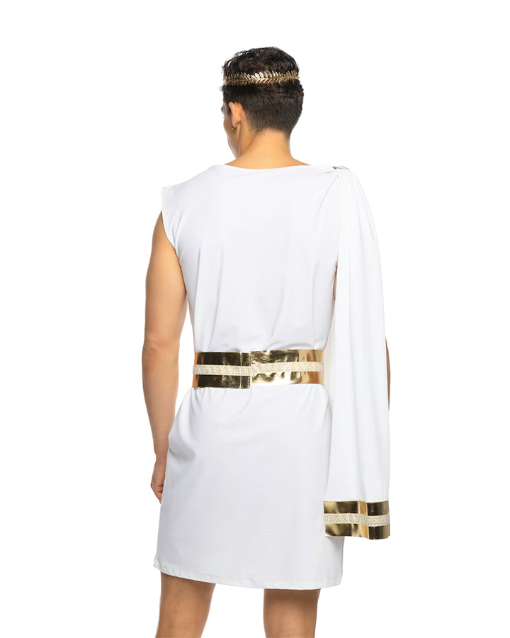2pc Gilded Greek God