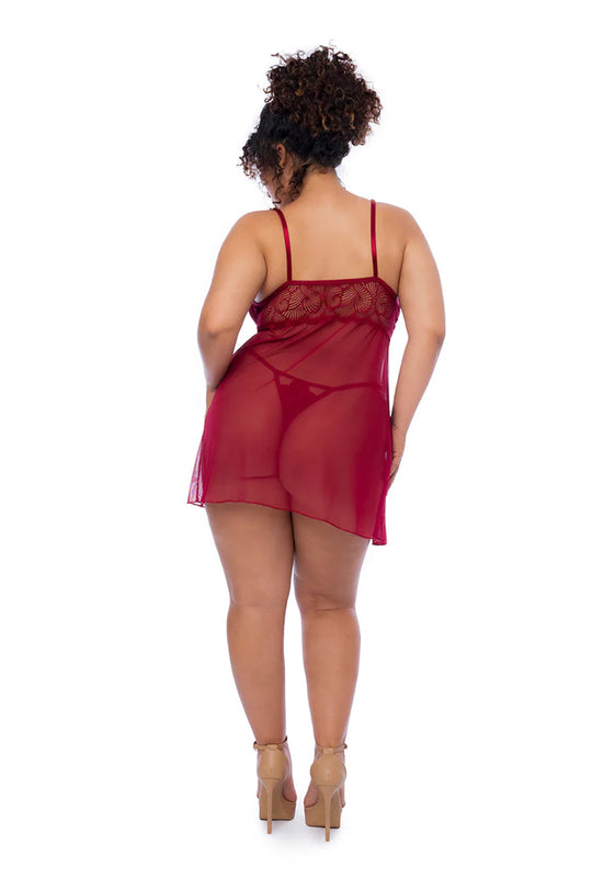 Plus Size Modern Lace Babydoll