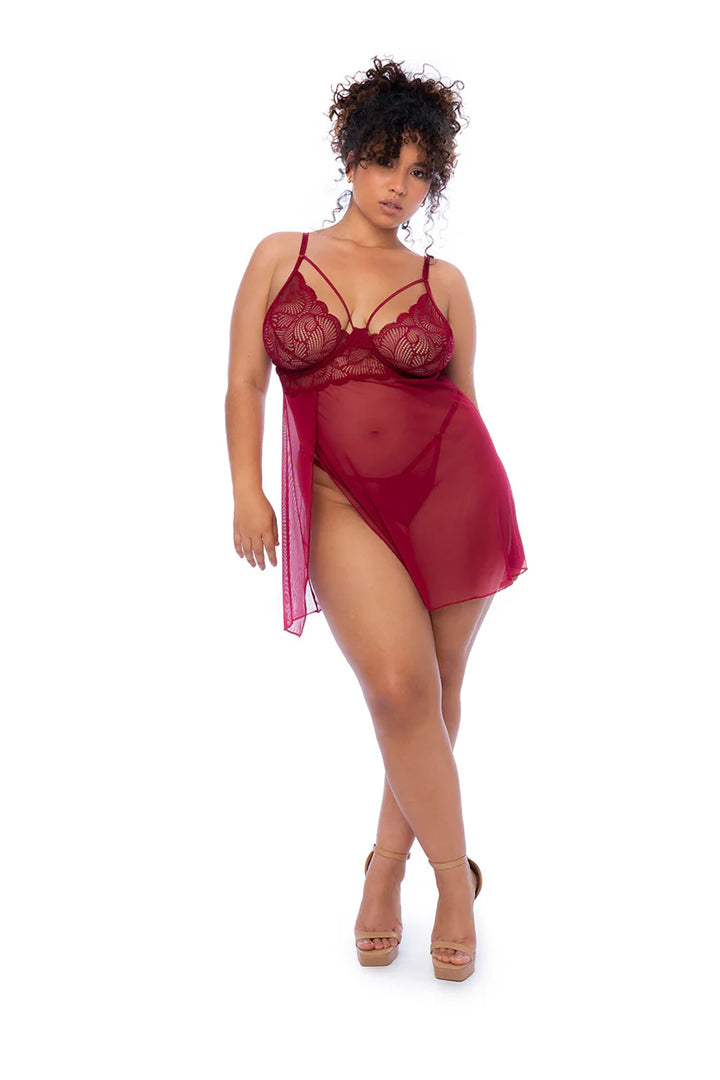 Plus Size Modern Lace Babydoll