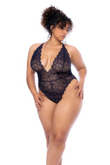 Plus Size Lace Bodysuit