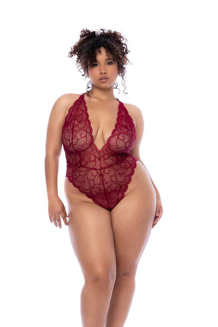 Plus Size Enticing Glamour Teddy