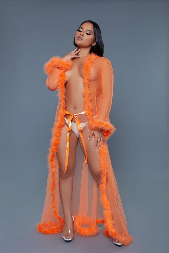 BW1650 Marabou Robe