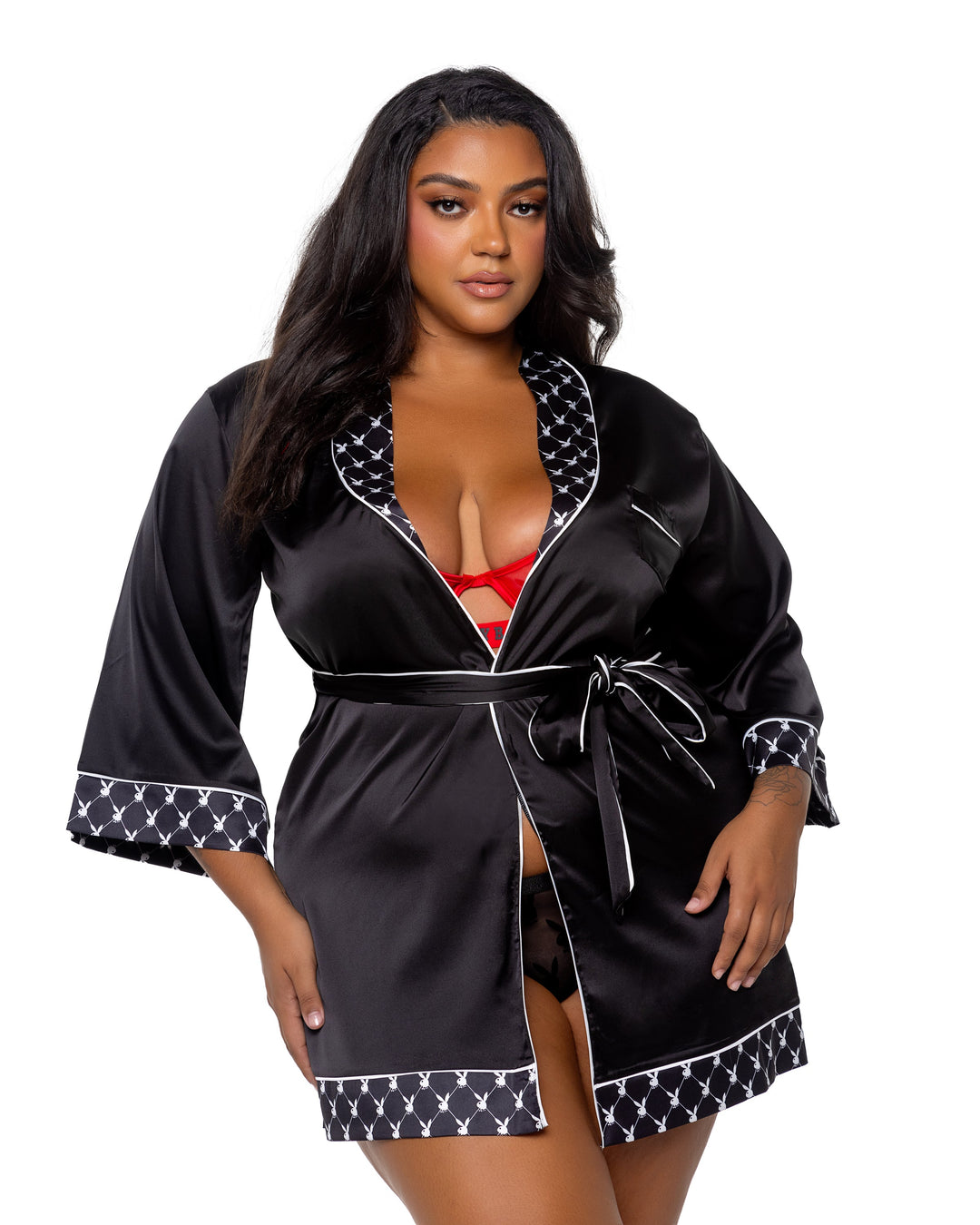 PBLI150 - Playboy Bunny Smoke Lounge Robe