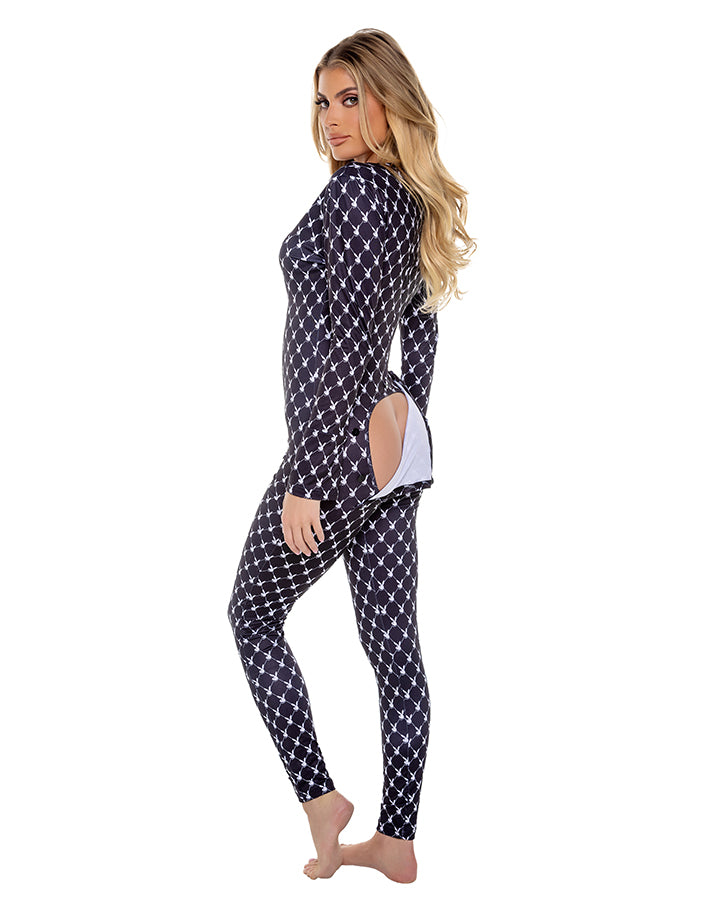 PLAYBOY Bunny Cozy Lounge Union Suit