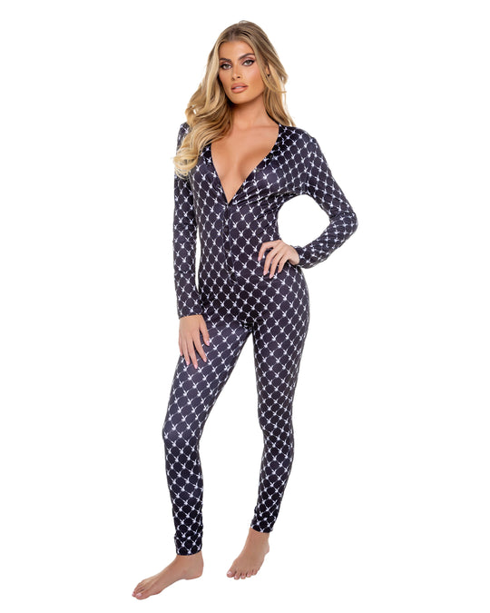 PBLI173 - Playboy Bunny Cozy Lounge Union Suit just damn sexy PBLI173 - Playboy Bunny Cozy Lounge Union Suit just damn sexy