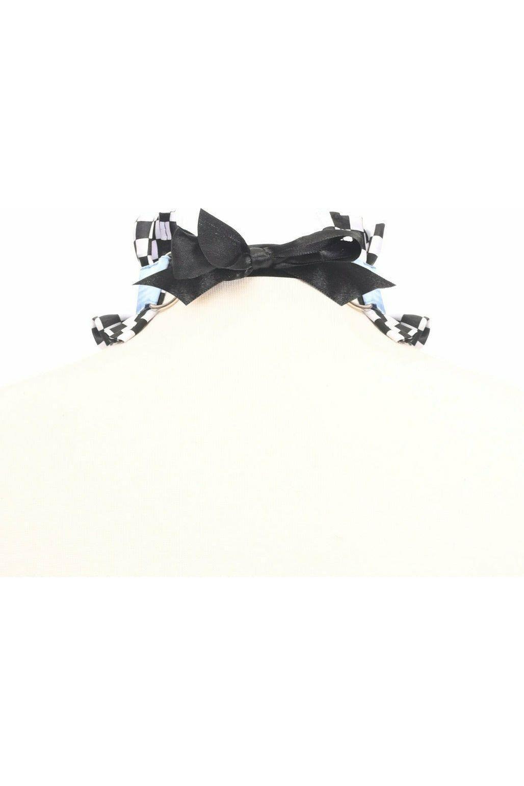 Kitten Collection Checker Print Choker - Daisy Corsets