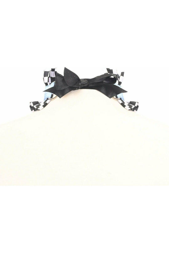 Kitten Collection Checker Print Choker - Daisy Corsets
