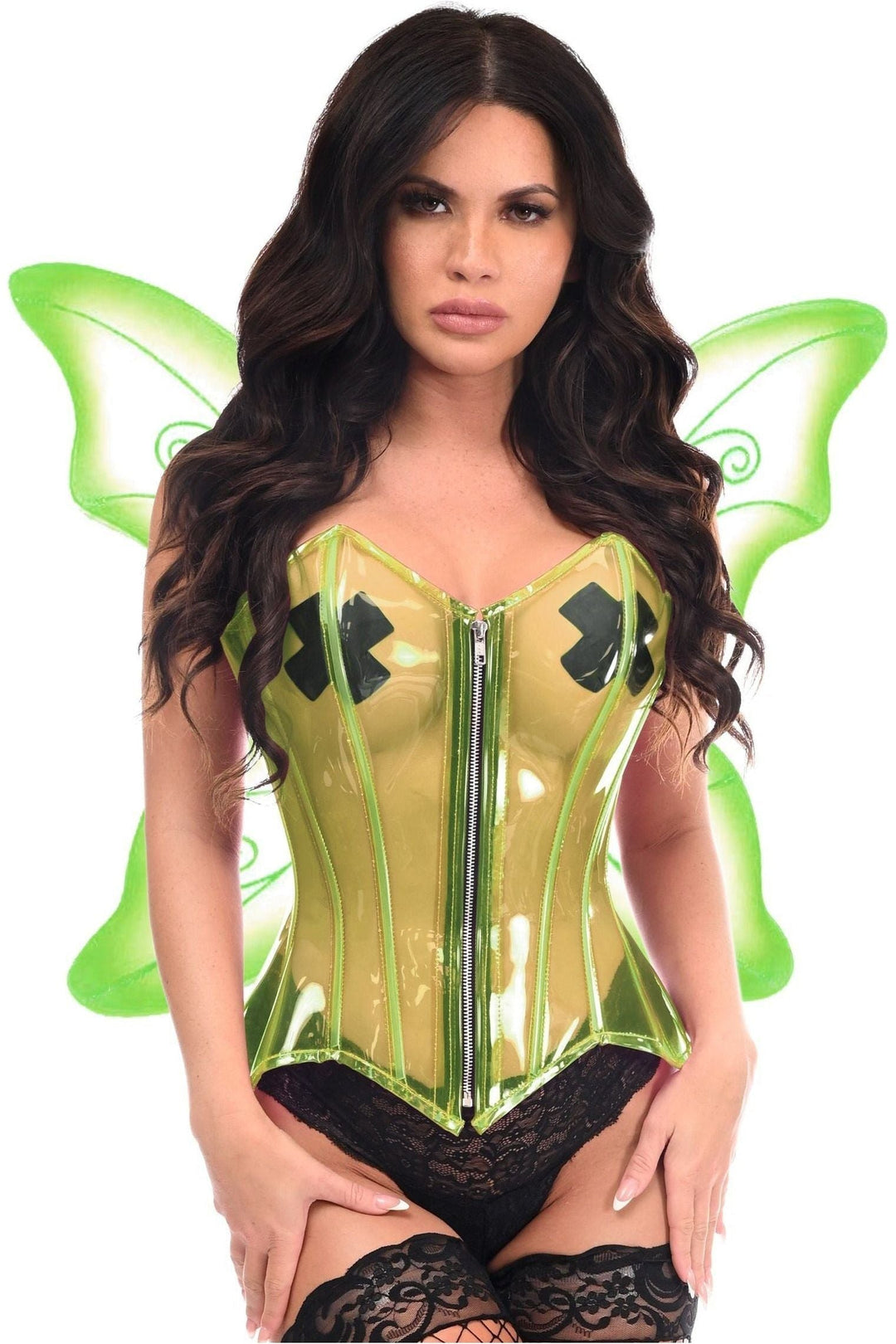 Lavish 2 PC Green Pixie Corset Costume - Daisy Corsets