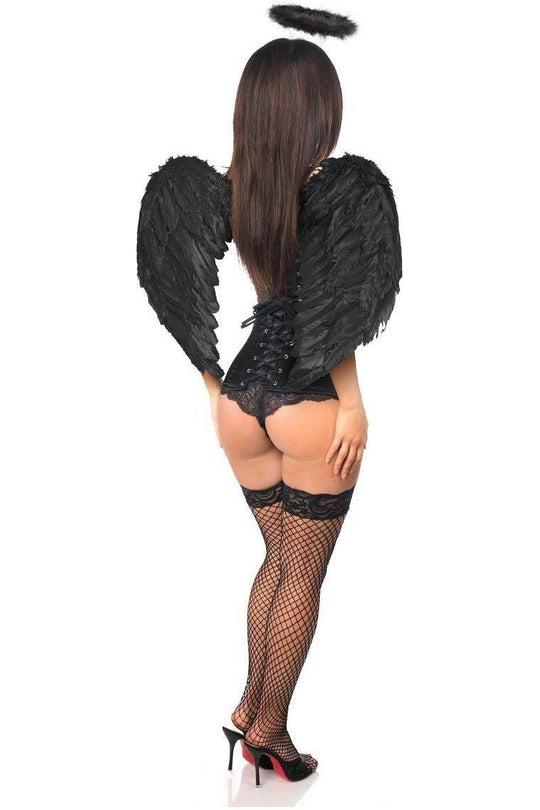 Lavish 3 PC Dark Angel Corset Costume - Daisy Corsets