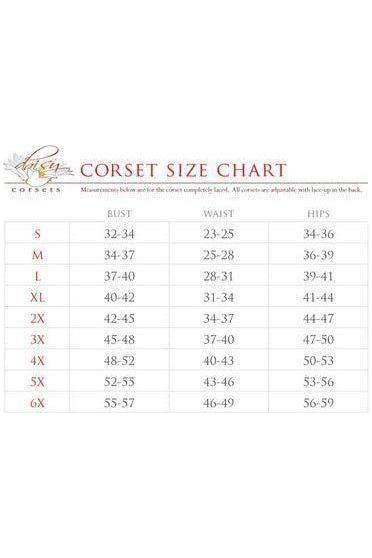 Lavish Clear Pink Overbust Corset - Daisy Corsets