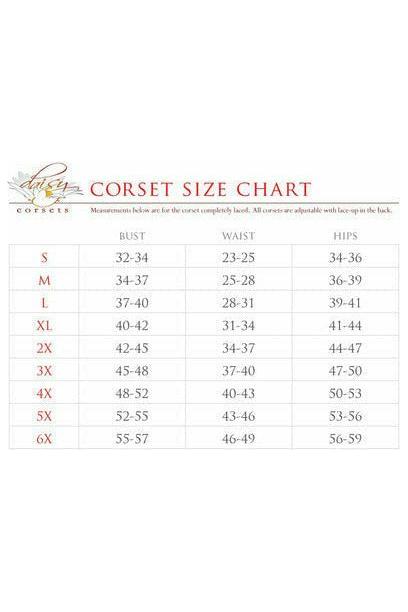 Lavish Purple Clear Curvy Underbust Waist Cincher Corset - Daisy Corsets