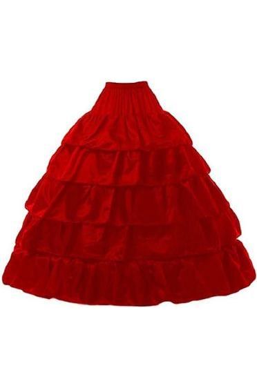 Red Hoop Skirt - Daisy Corsets