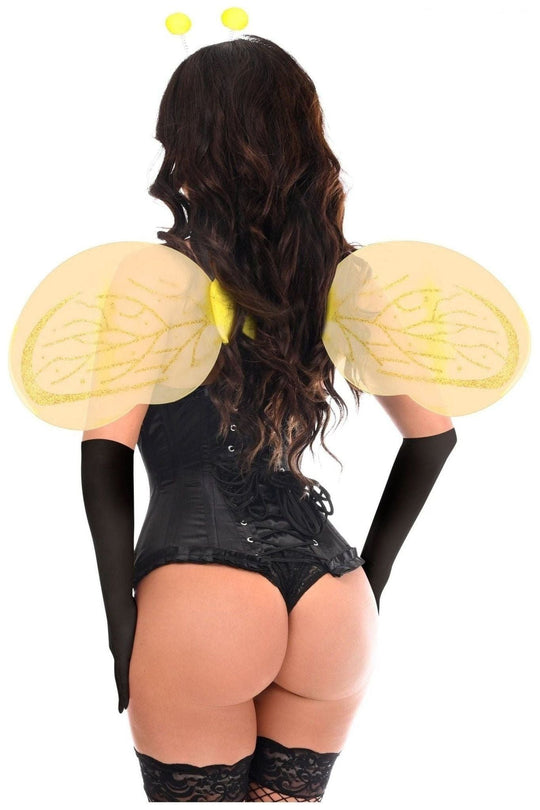 Top Drawer 4 PC Pin - Up Queen Bee Corset Costume - Daisy Corsets