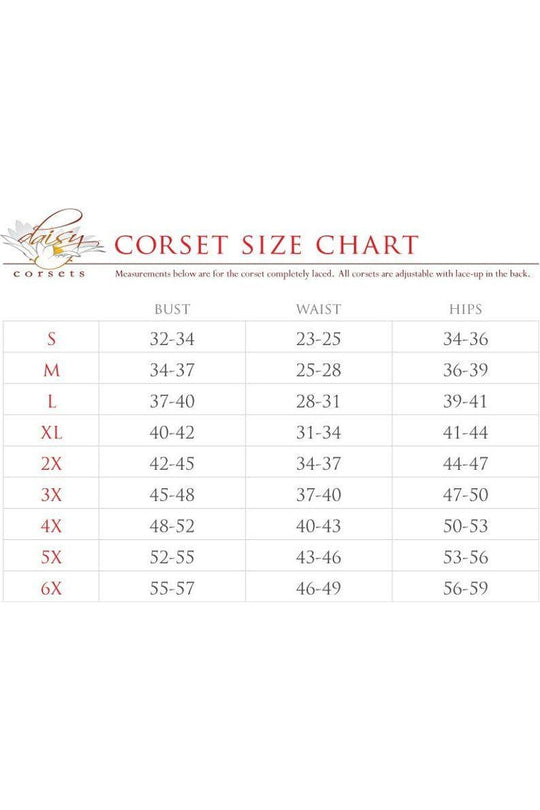 Top Drawer 4 PC Satin Angel Corset Costume - Daisy Corsets