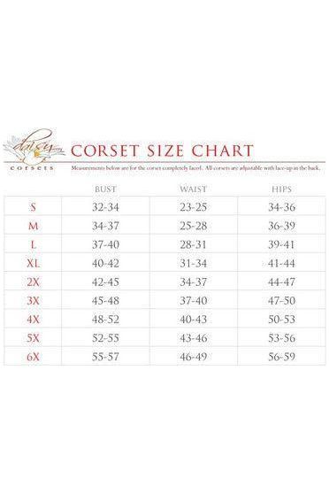 Top Drawer 5 PC Sequin French Maid Corset Costume - Daisy Corsets