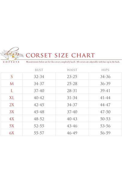 Top Drawer Steel Boned Black Mesh Underwire Bustier Corset - Daisy Corsets