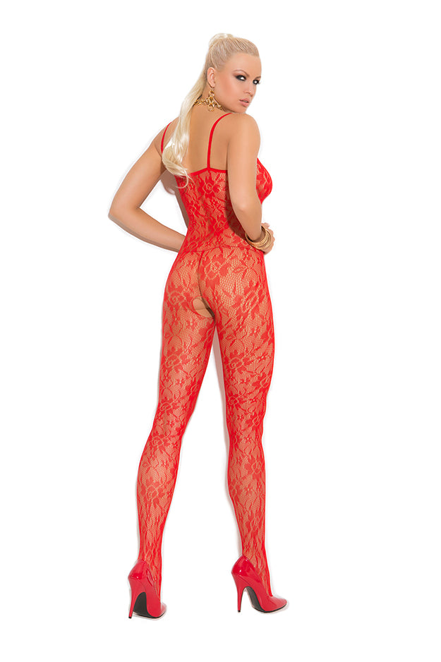 Lace Open Crotch Bodystocking