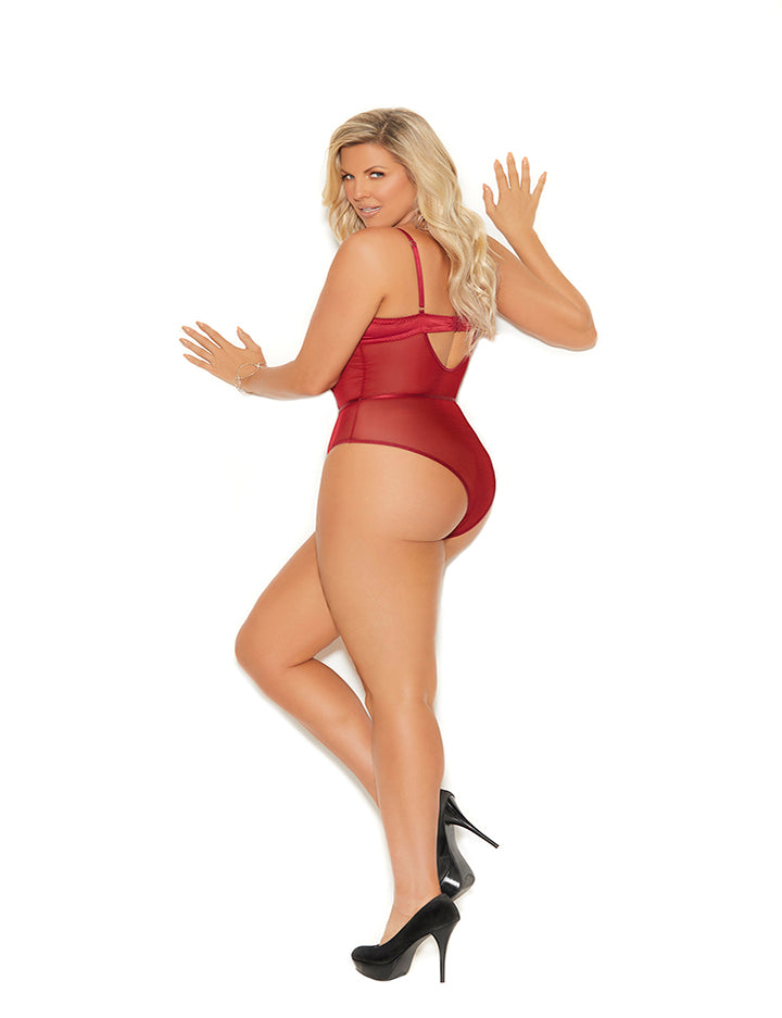 Plus Size Underwire Teddy