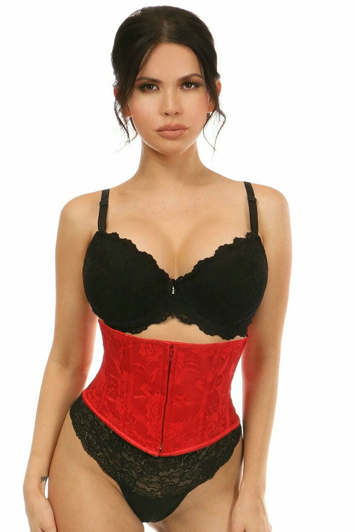 Lavish Red Lace Mini Cincher