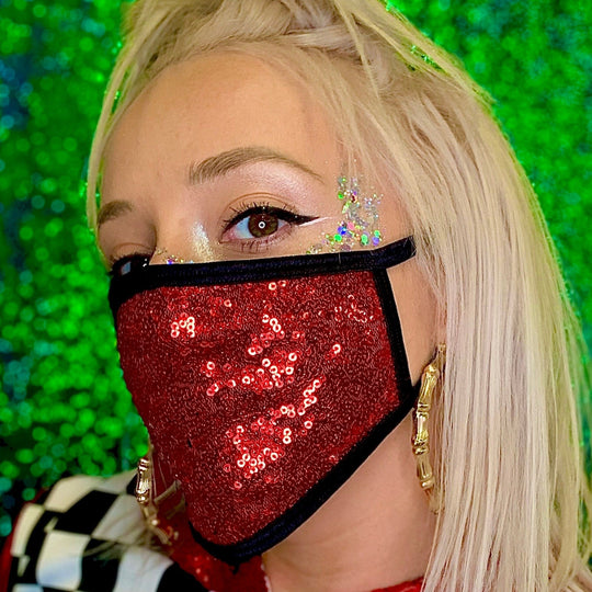 Sequin Face Mask