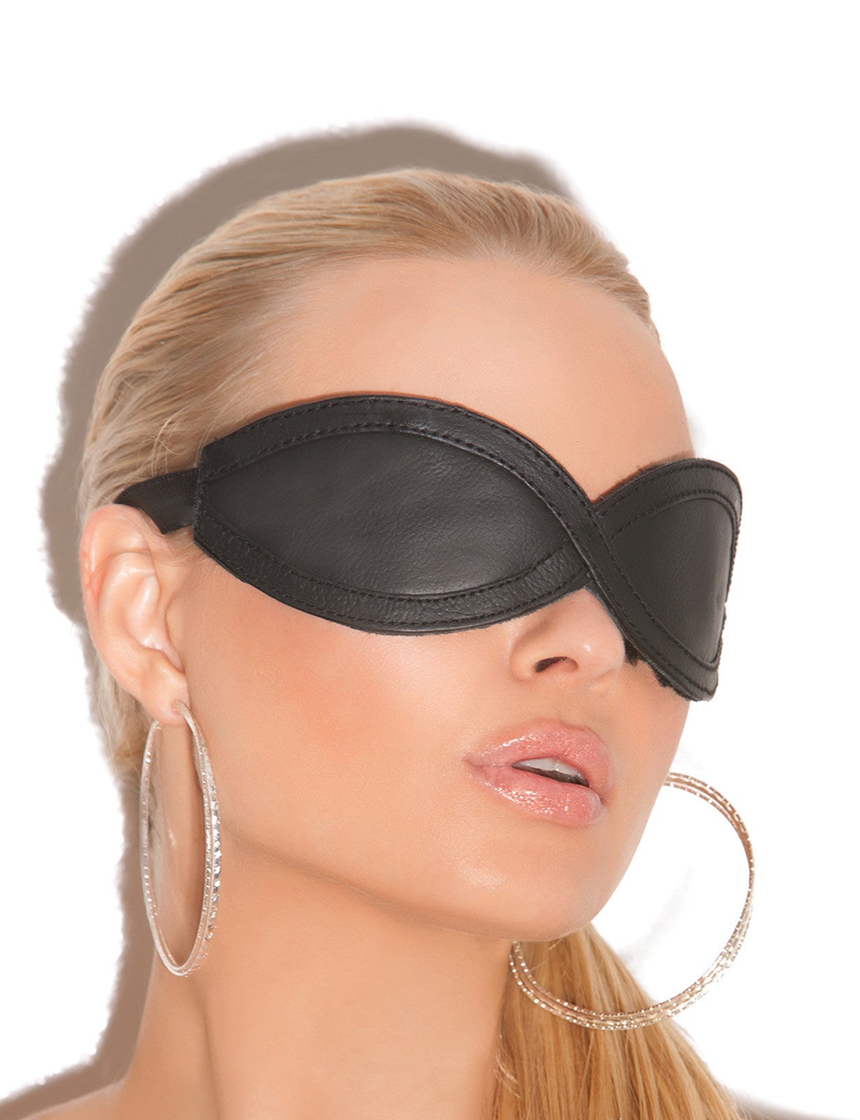 Hotty - Plain Faux Leather Blindfold